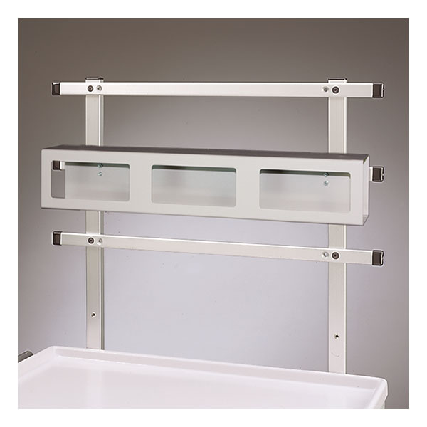 Triple Glove Box / Mask Holder (can mount to railing, sold separately)