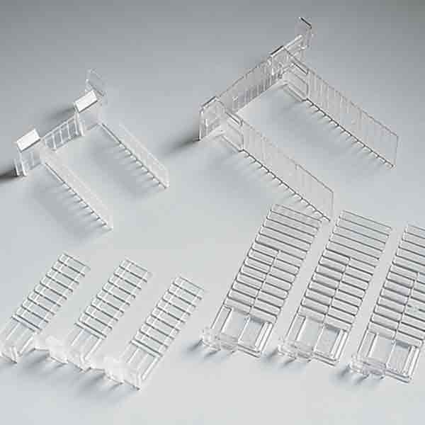 Additional Clear Plastic Small Dividers (extra dividers for white trays with clear plastic dividers)