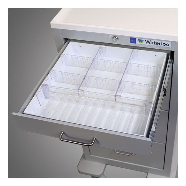 Divider Tray for Med Jr with one row of ampule holders